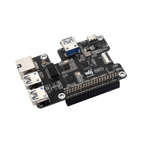 Плата PCIe c гигабитным Ethernet и USB 3.2 Gen1 для Raspberry Pi 5