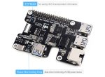 Плата PCIe c гигабитным Ethernet и USB 3.2 Gen1 для Raspberry Pi 5