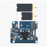 Плата PCIe для M.2 адаптера с функцией PoE для Raspberry Pi 5
