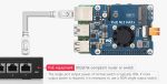 Плата PCIe для M.2 адаптера с функцией PoE для Raspberry Pi 5