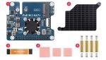 Плата PCIe для M.2 адаптера с функцией PoE для Raspberry Pi 5