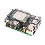 Плата PCIe с модулем EG25-G-mPCIe, гигабитным Ethernet и USB 3.2 Gen1 для Raspberry Pi 5