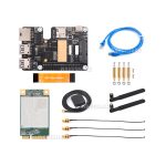 Плата PCIe с модулем EG25-G-mPCIe, гигабитным Ethernet и USB 3.2 Gen1 для Raspberry Pi 5