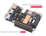 Плата PCIe с модулем SIM7600G-H, гигабитным Ethernet и USB 3.2 Gen1 для Raspberry Pi 5