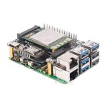 Плата PCIe с модулем SIM7600G-H, гигабитным Ethernet и USB 3.2 Gen1 для Raspberry Pi 5