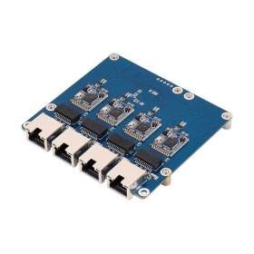 Плата PCIe TO 4-Ch Gigabit / 2.5G ETH (B) для Raspberry Pi 5