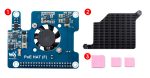Плата Power Over Ethernet HAT (F) для Raspberry Pi 5