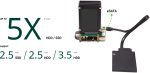 Плата Radxa Penta SATA HAT для Raspberry Pi 5 / Rock 5C