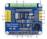 Плата расширения High-Precision AD/DA Board для Raspberry Pi