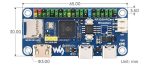 Плата разработки Waveshare RP2350-PiZero
