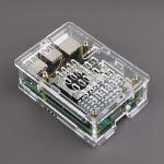 Прозрачный акриловый корпус для Raspberry Pi 5 с возможностью установки официального радиатора с активным охлаждением