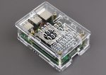 Прозрачный акриловый корпус для Raspberry Pi 5 с возможностью установки официального радиатора с активным охлаждением