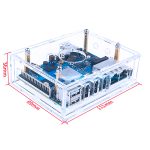 Прозрачный пластиковый корпус для Orange Pi 5 Plus