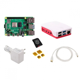 Raspberry Pi 4 Model B Official Starter Kit White - Комплект с Raspberry Pi 4 Model B