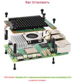 Raspberry Pi AI 40TOPS HAT+ 2 (ускоритель ИИ для Raspberry Pi 5 40Тфлопс)
