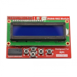 RGB 1602 LCD Positive 16x2 LCD+Keypad Kit for Raspberry Pi - Экран с кнопками управления для Raspberry Pi