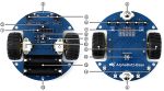 Роботизированная платформа AlphaBot2 для Raspberry Pi Zero WH