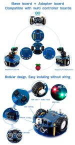 Роботизированная платформа AlphaBot2 для Raspberry Pi Zero WH