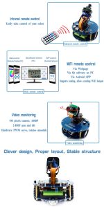 Роботизированная платформа AlphaBot2 для Raspberry Pi Zero WH