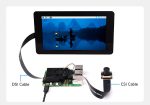 Шлейф FPC WaveShare 200 мм для Raspberry Pi 5 и камер CSI