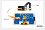 Шлейф FPC WaveShare 500 мм для Raspberry Pi 5 и дисплея DSI