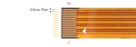 Шлейф PCIe 40 мм для HATs Raspberry Pi 5 PCIe