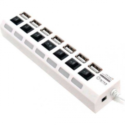 USB 2.0 HUB (7 ports) White