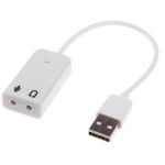 USB audio adapter - внешняя звуковая карта usb для Raspberry Pi