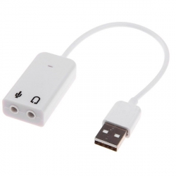 USB audio adapter - внешняя звуковая карта usb для Raspberry Pi