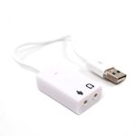 USB audio adapter - внешняя звуковая карта usb для Raspberry Pi