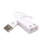 USB audio adapter - внешняя звуковая карта usb для Raspberry Pi