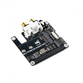 Звуковая карта PCIe-to-M.2 HAT с расширением аудио I2S для Raspberry Pi