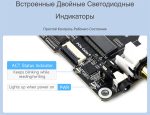 Звуковая карта PCIe-to-M.2 HAT с расширением аудио I2S для Raspberry Pi