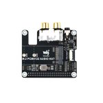 Звуковая карта PCIe-to-M.2 HAT с расширением аудио I2S для Raspberry Pi