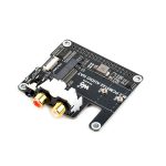 Звуковая карта PCIe-to-M.2 HAT с расширением аудио I2S для Raspberry Pi